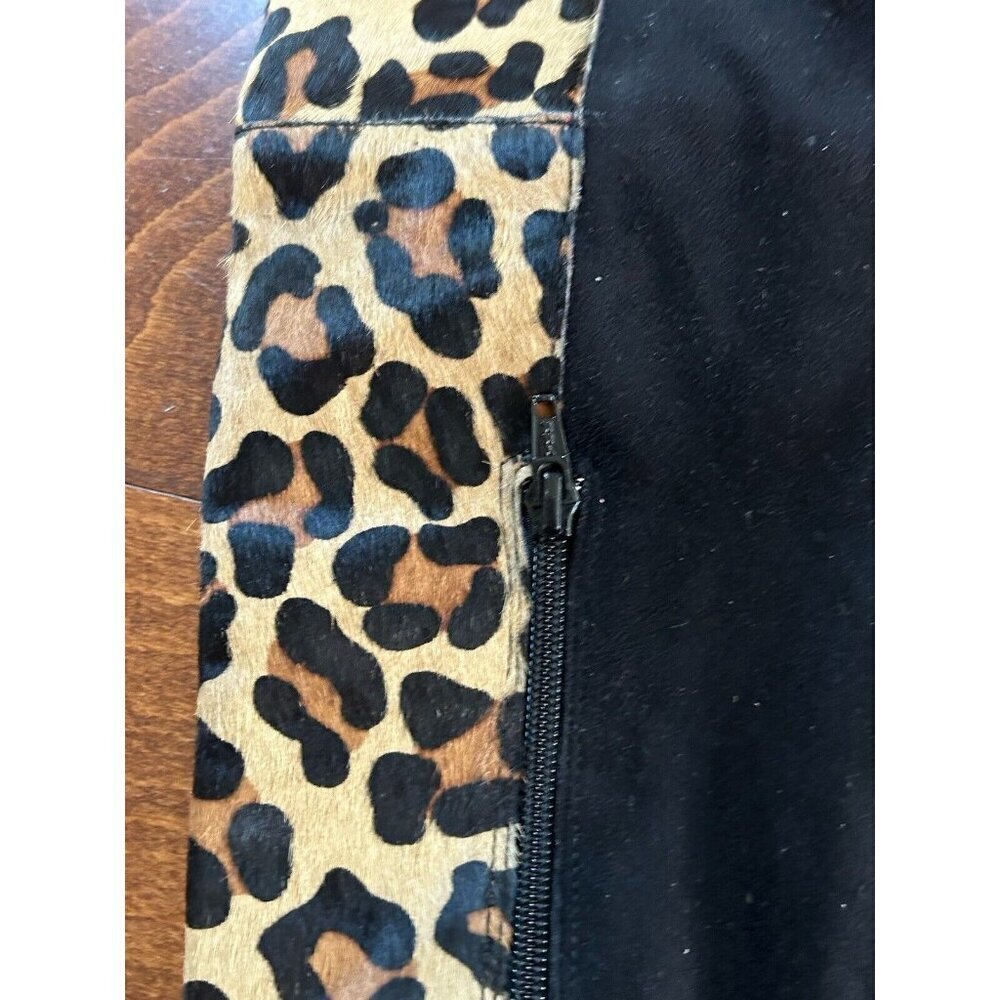 Vaneli Y2K Leopard Print Over the Knee High‎ Boots 5.5 leather Animal Print NEW - Picture 5 of 5